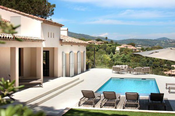 Luxueuze vakantievilla te huur in Sainte-Maxime aan de baai van Saint-Tropez